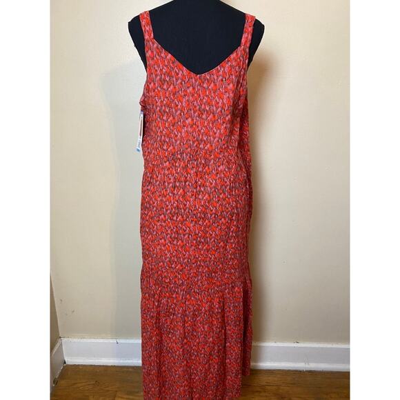 JOIE Bondi Cotton Tiered Maxi Dress in Tea Rose Size Large - Picture 4 of 6